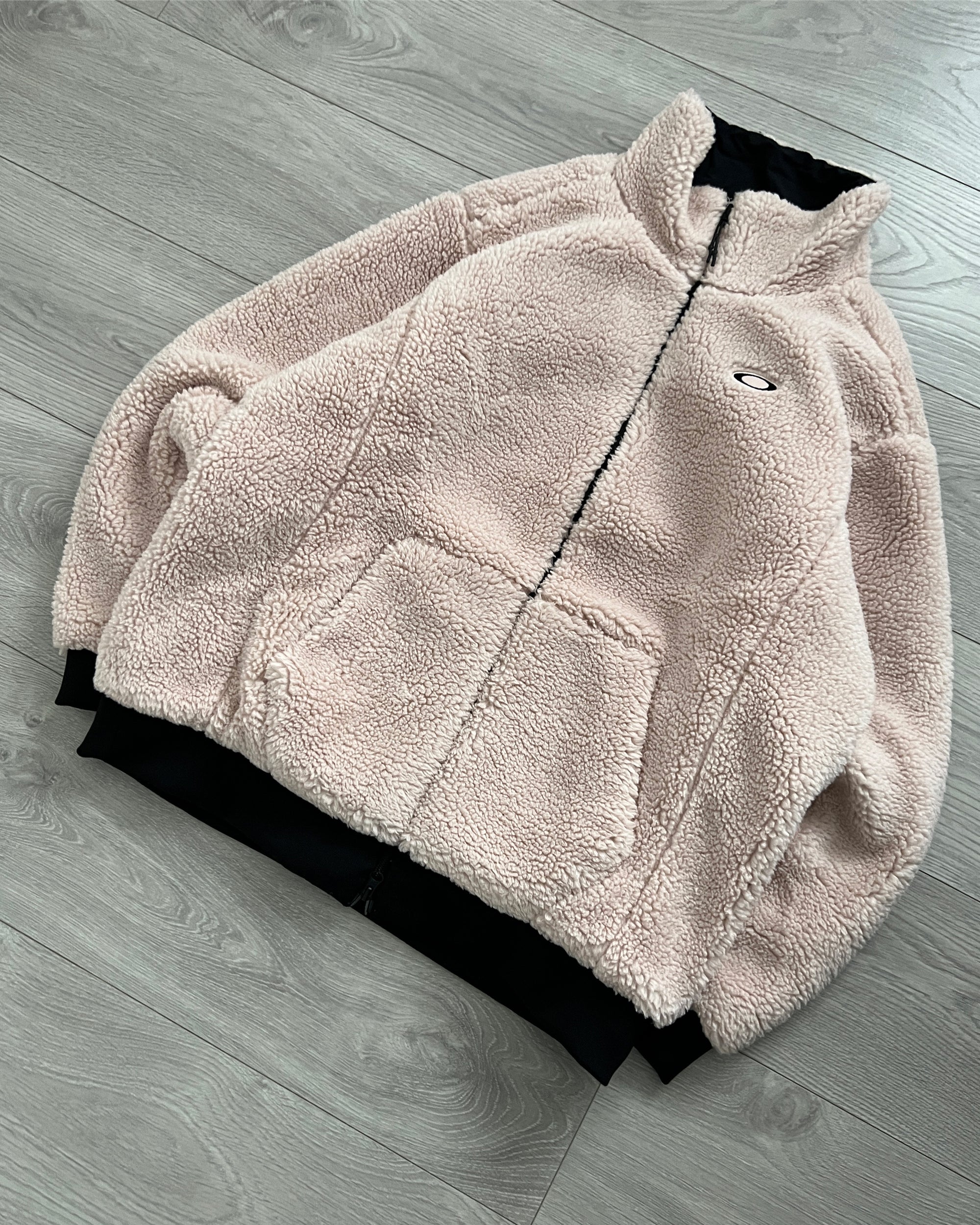 Oakley Boa Light Pink Fleece Jacket - Size M Mens