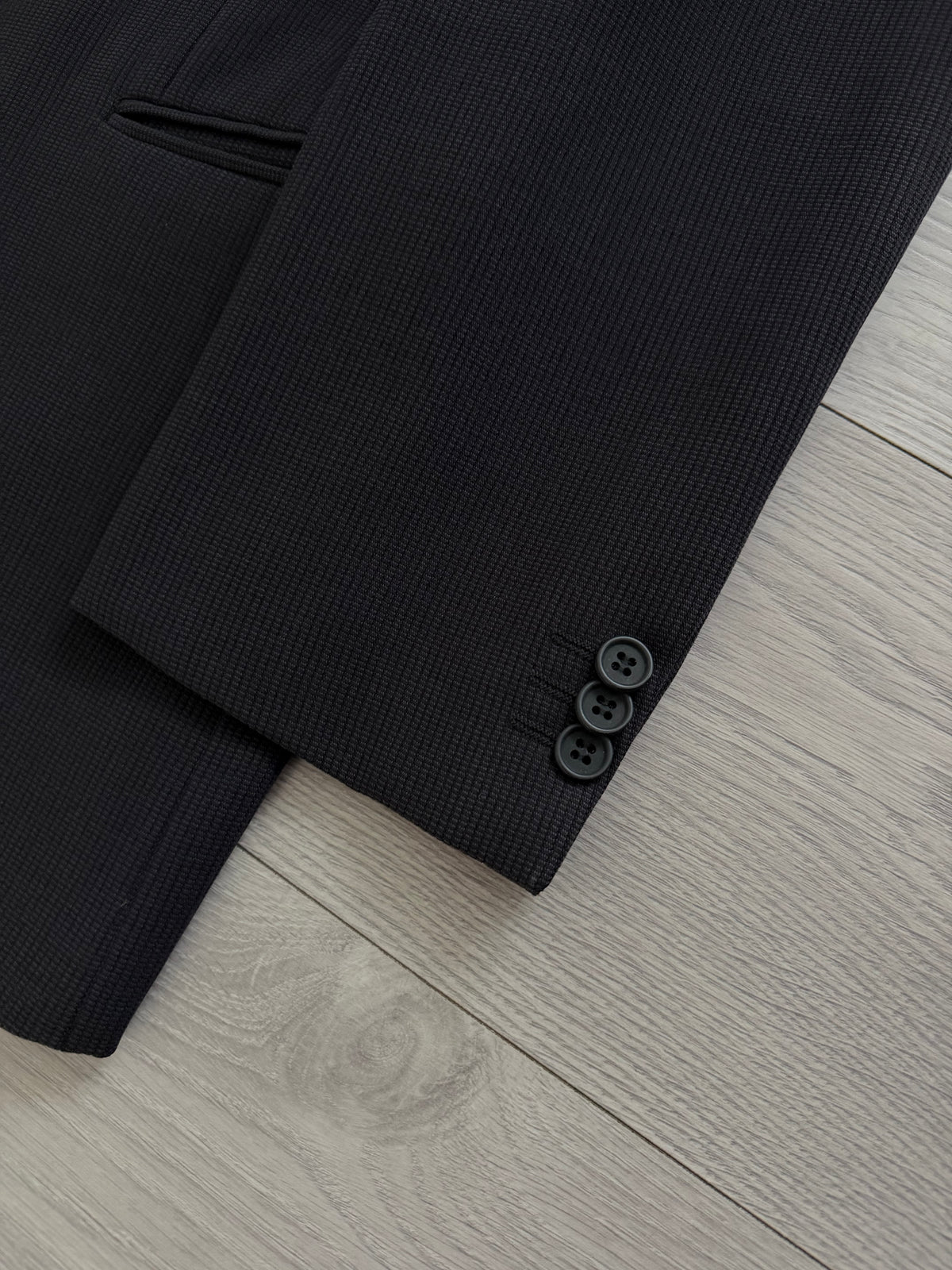 Giorgio Armani 1980s 3B Textured Wool Sport Jacket Blazer - Size XL