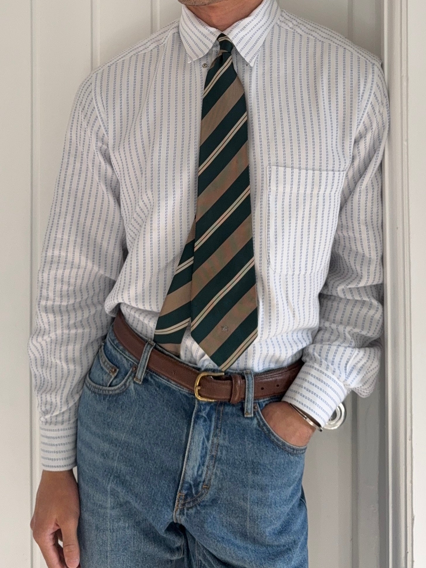 Burberry 1990s Silk Tie