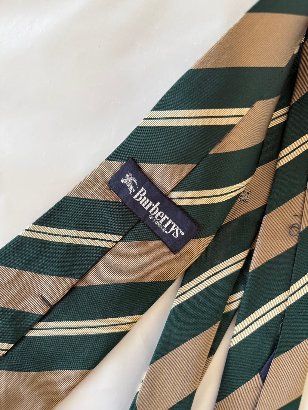 Burberry 1990s Silk Tie