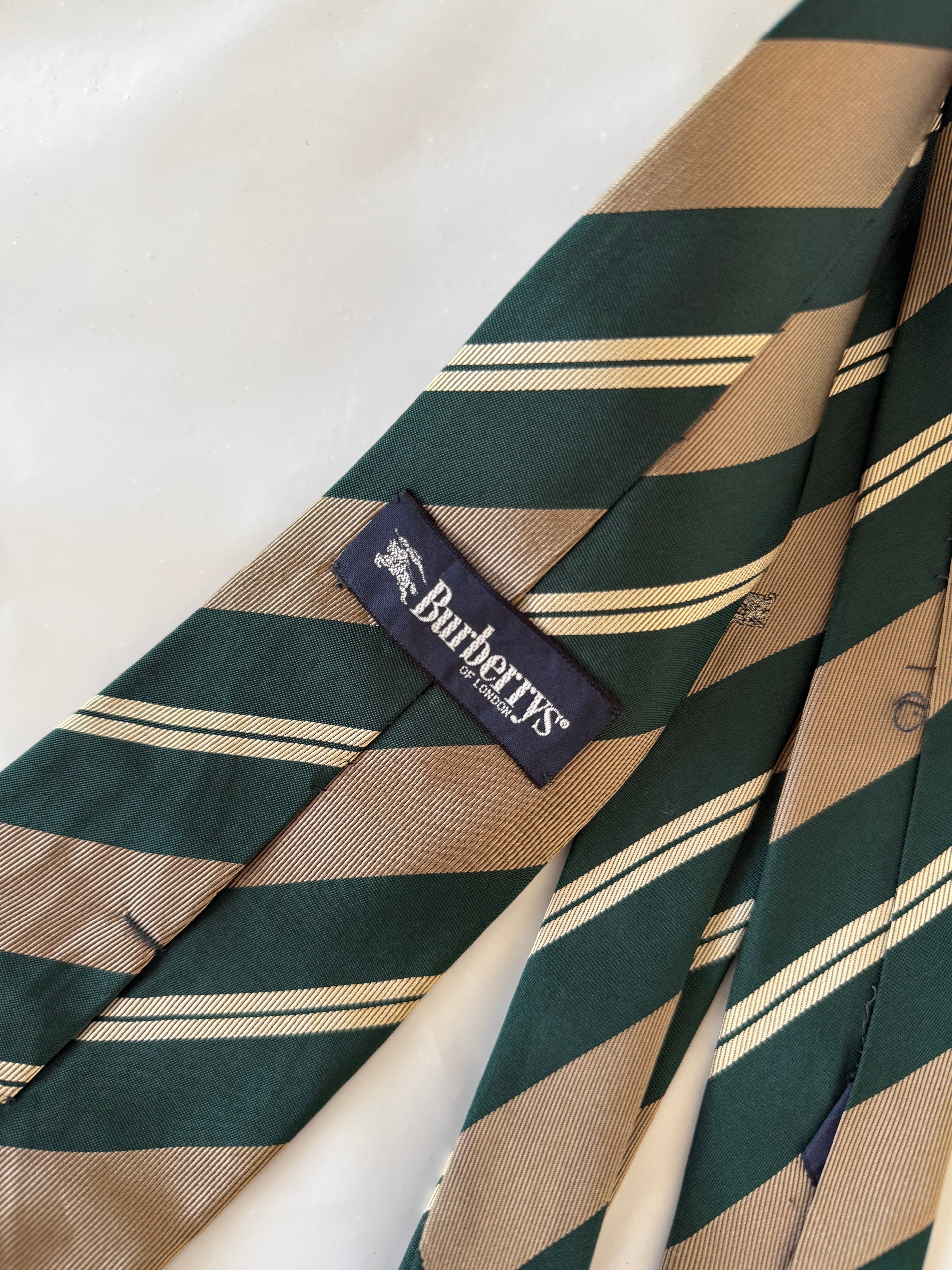 Burberry 1990s Silk Tie