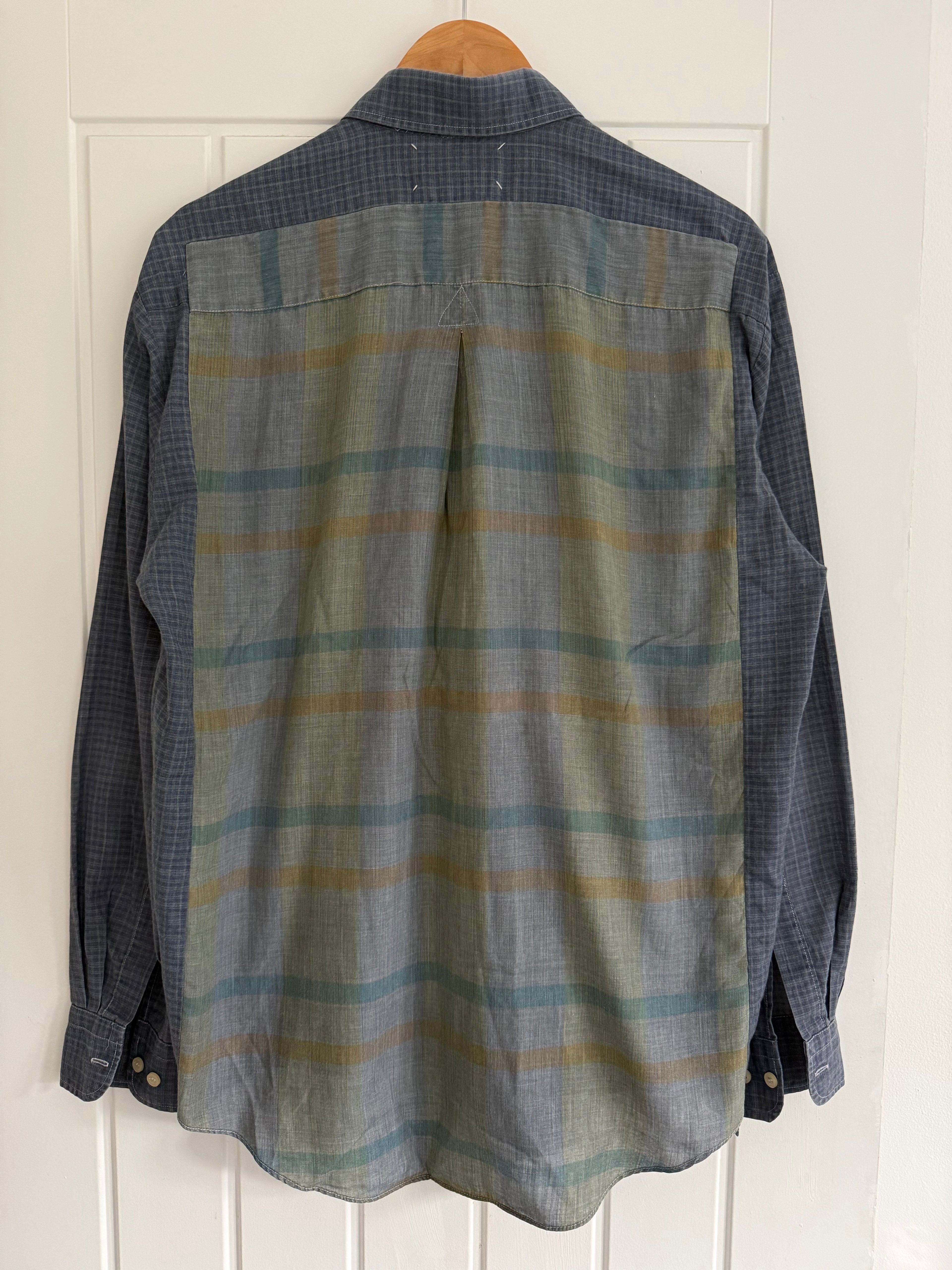 Maison Martin Margiela SS2004 Artisanal Line (0)(10) Reconstructed Patch Shirt - Size M