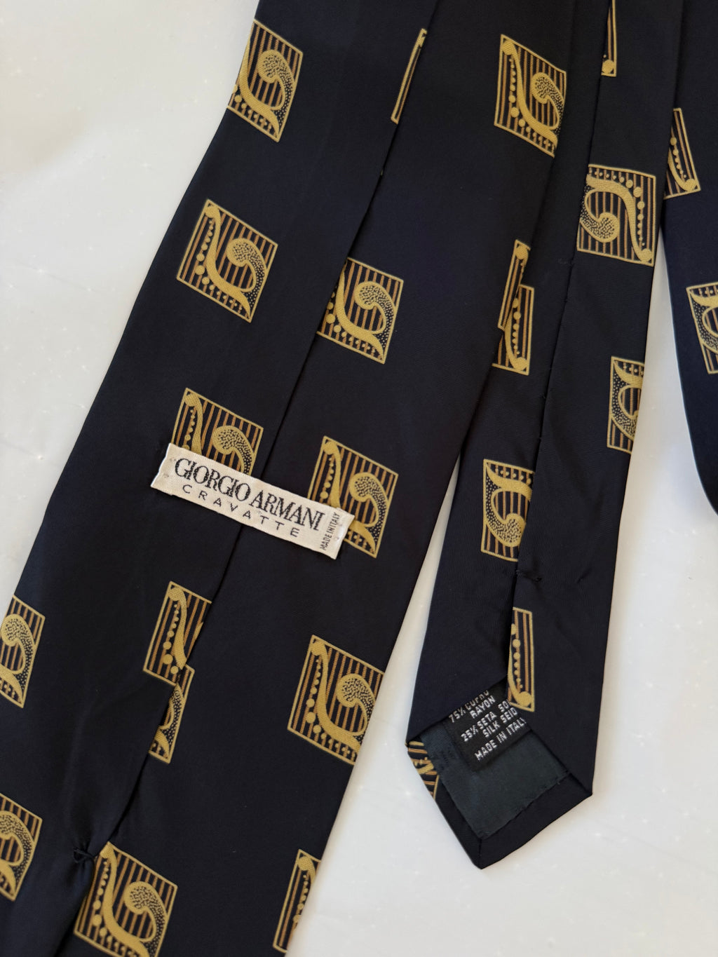 Giorgio Armani 1990s Silk Tie