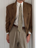 Gianfranco Ferre 1980s 2B Check Wool Sports Jacket Blazer - Size XL