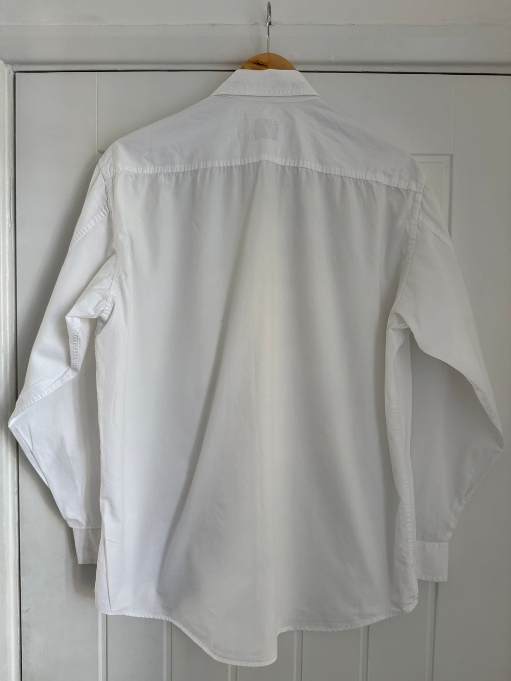 Valentino 1980s Spear Collar Chest Pocket Cotton Shirt - Size M