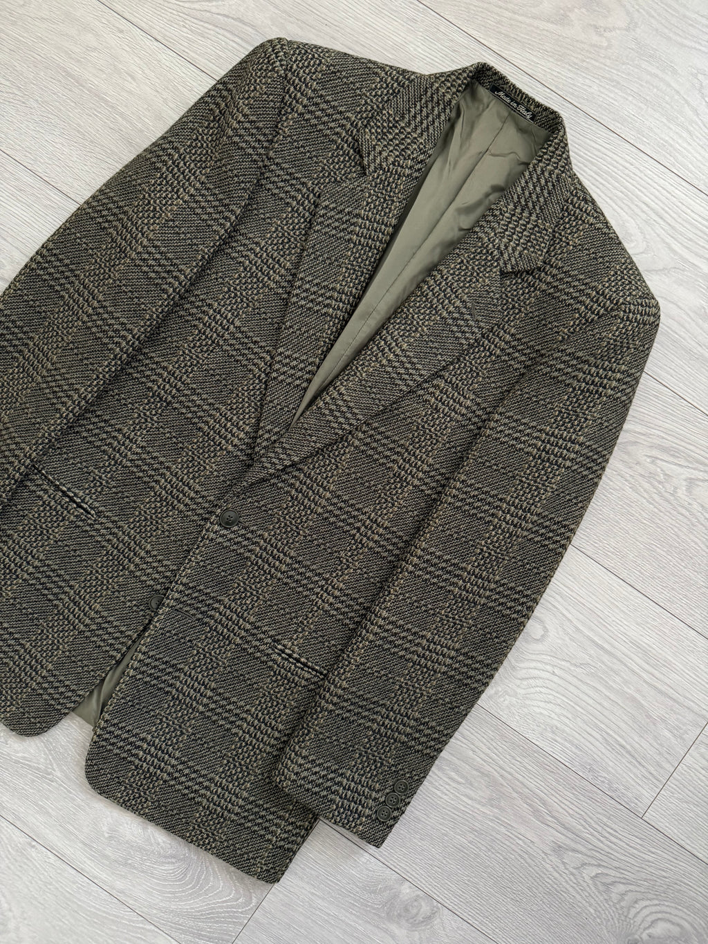 Giorgio Armani 1980s 2B Textured Wool Sports Jacket Blazer - Size S