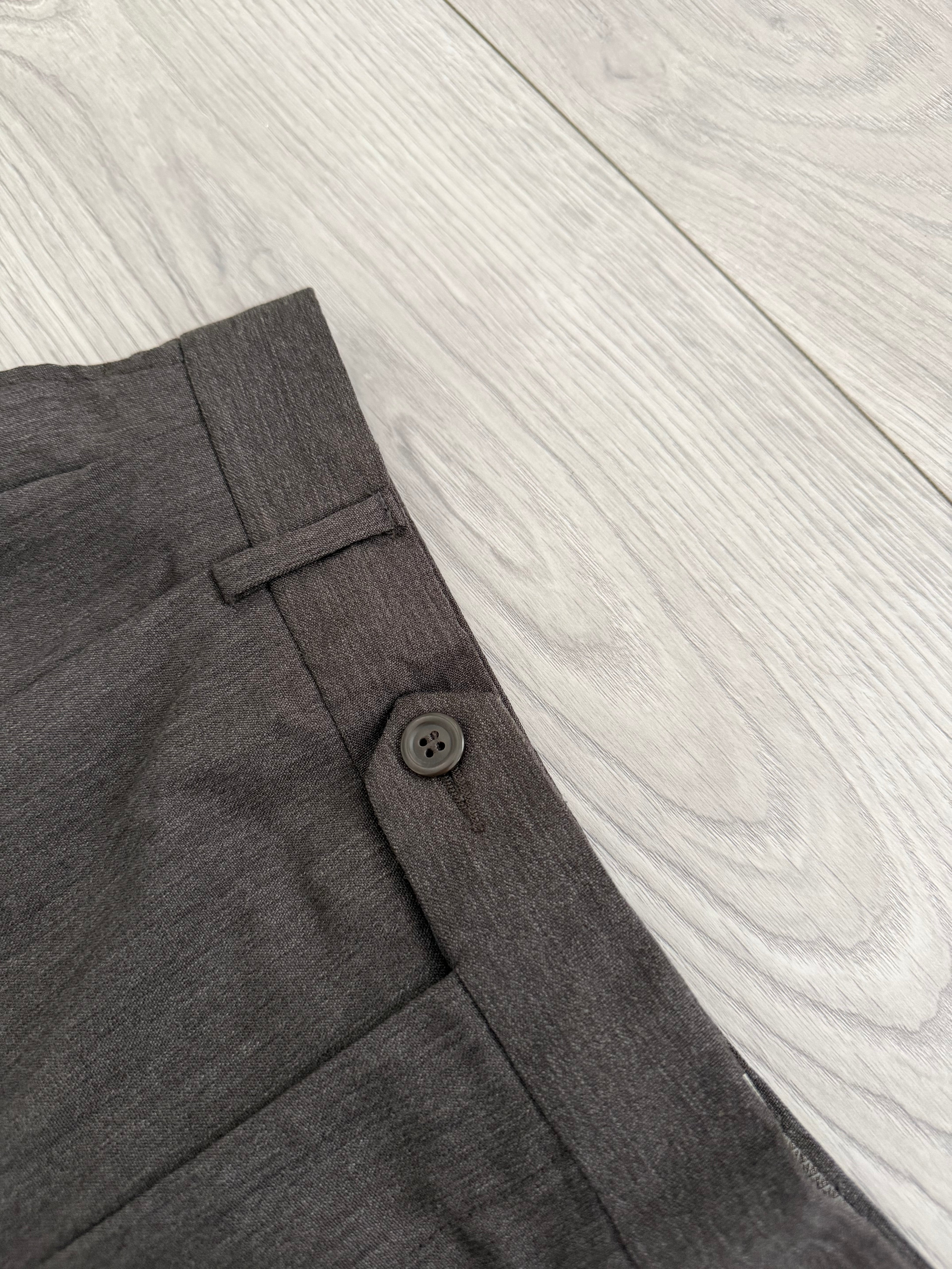Hilton Vestimenta Armani 1990s Double Pleat Taupe Brown Pants - Size 30" Waist