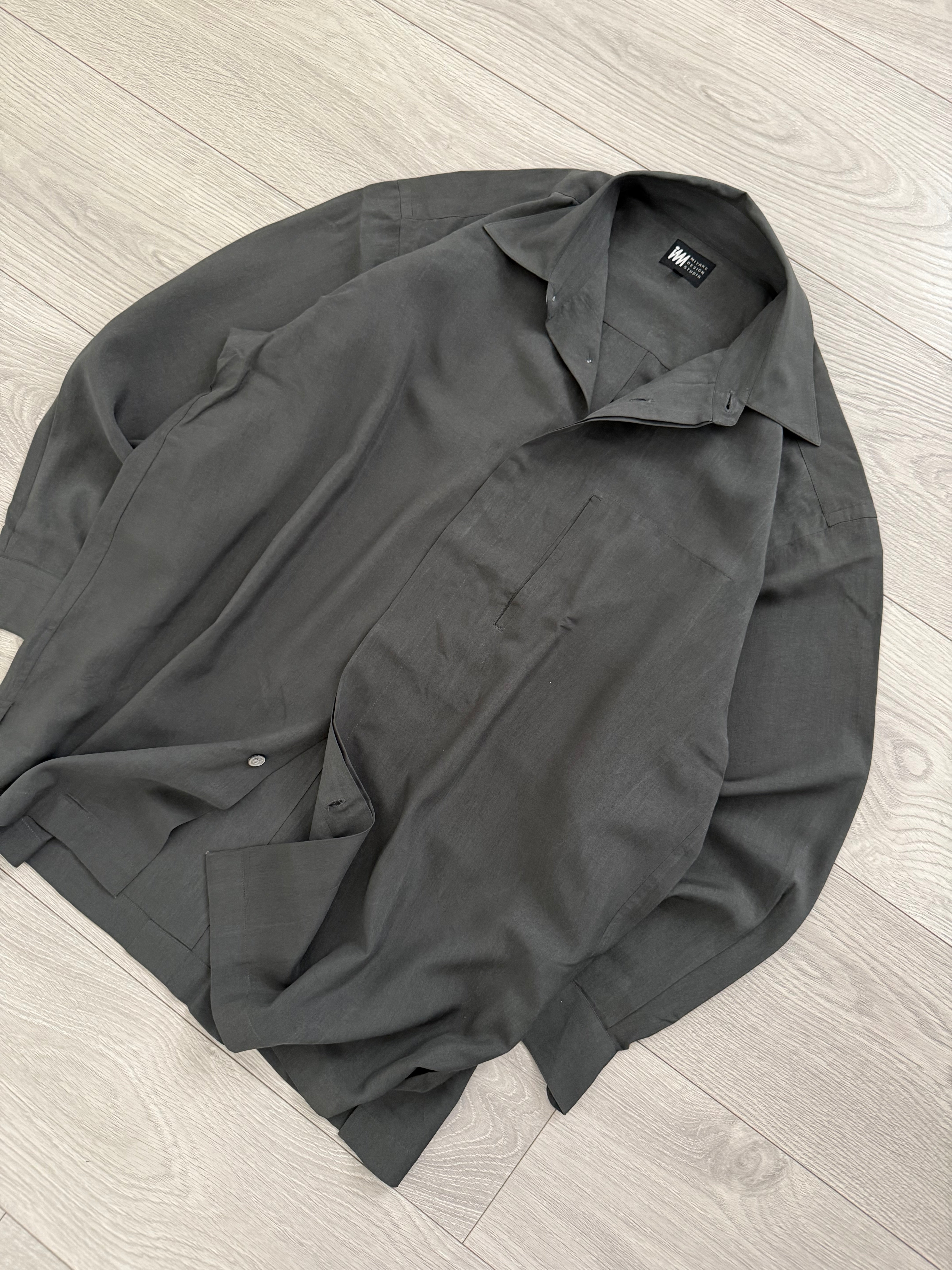 Issey Miyake 1990s Draped Chest Pocket Shirt - Size M – NDWC0 Shop