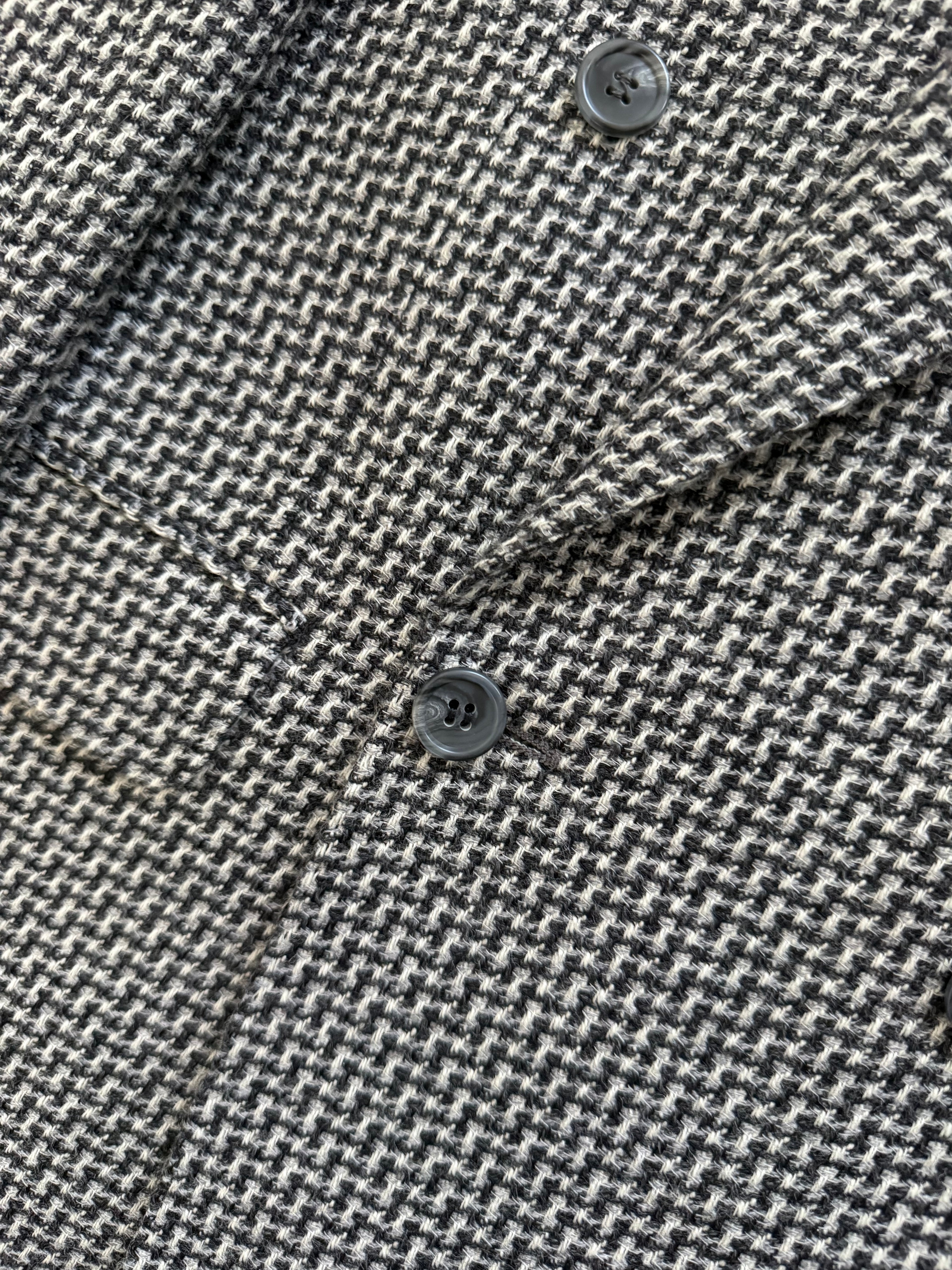 Valentino 1980s Double Breasted Peaked Lapel Wool Sports Blazer Jacket - Size S