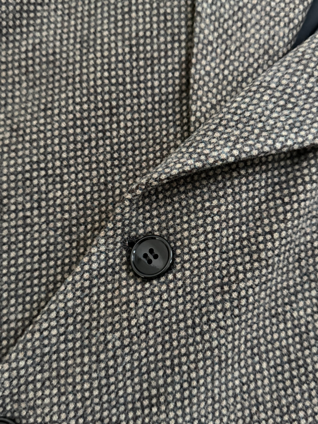 Giorgio Armani 1980s Wool Mohair 3B Textured Sport Jacket Blazer  - Size M