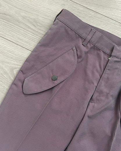 Miu Miu Early 00s MA1 Pocket Pleat Trousers - Size 31