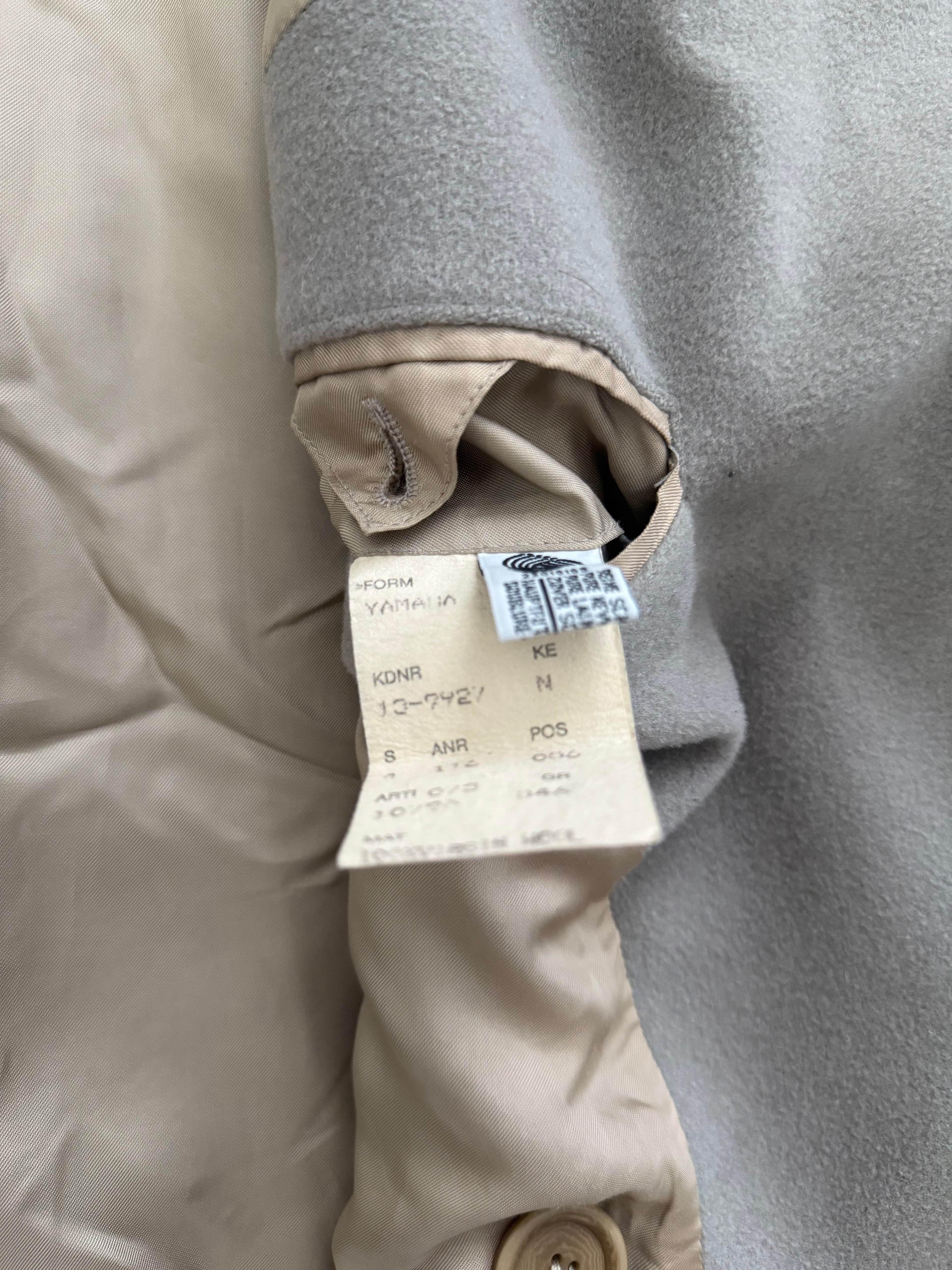 Hugo Boss 1980s 'Yamaha' Double-Breasted Wool Coat - Size M