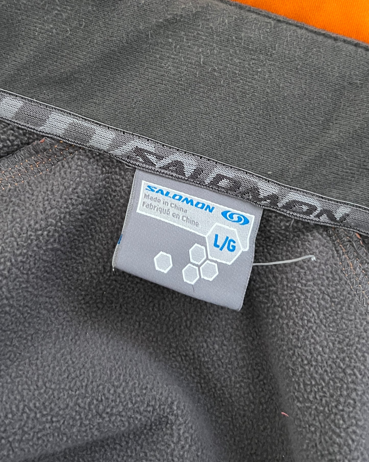 Salomon 00s Fleece Lined Technical SoftShell Jacket - Size L
