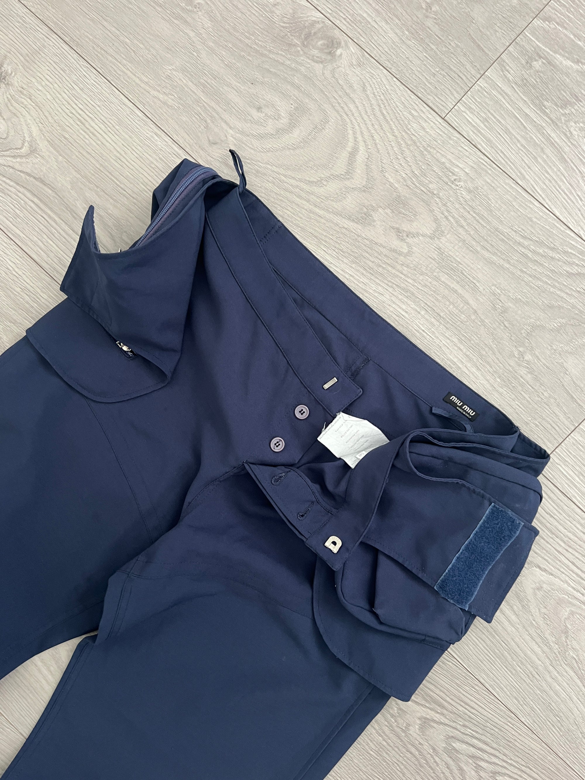 Miu Miu SS2003 Cargo Waistbag Runway Pants - Size 32