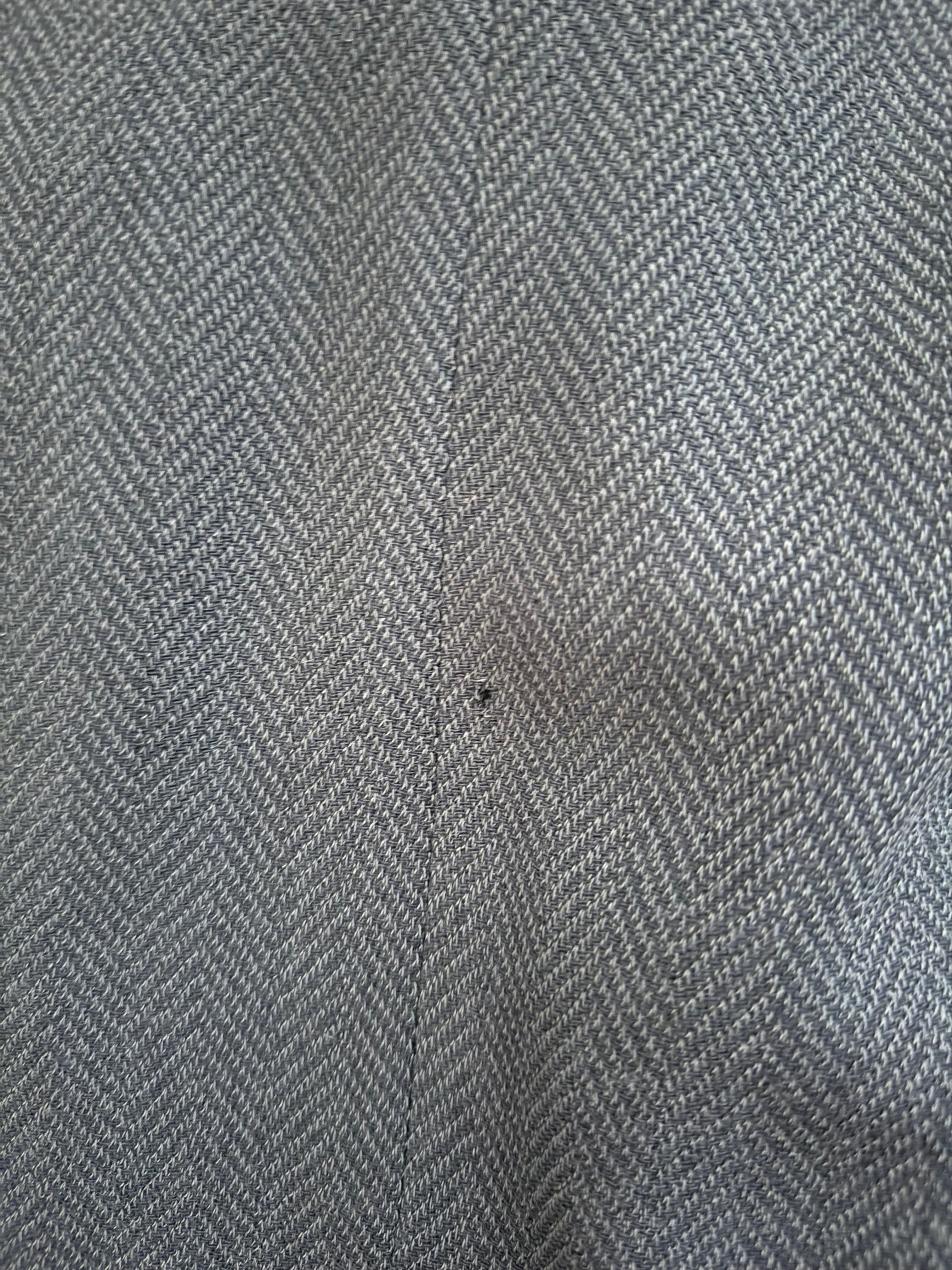 Armani Mani 1980s Peaked Lapel Double Breasted Herringbone Wool Sport Jacket Blazer - Size XXL