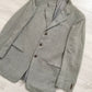 Giorgio Armani 1990s 3B Herringbone Weave Pleated Wool Suit - Size M Jacket / 32" Waist