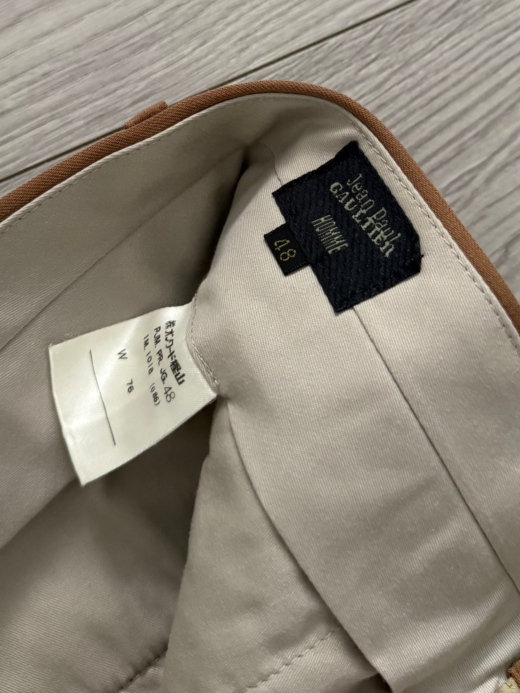 Jean Paul Gaultier Homme 1990s Double-Breasted Pleated Relaxed Suit - Size M Jacket / 32" Waist