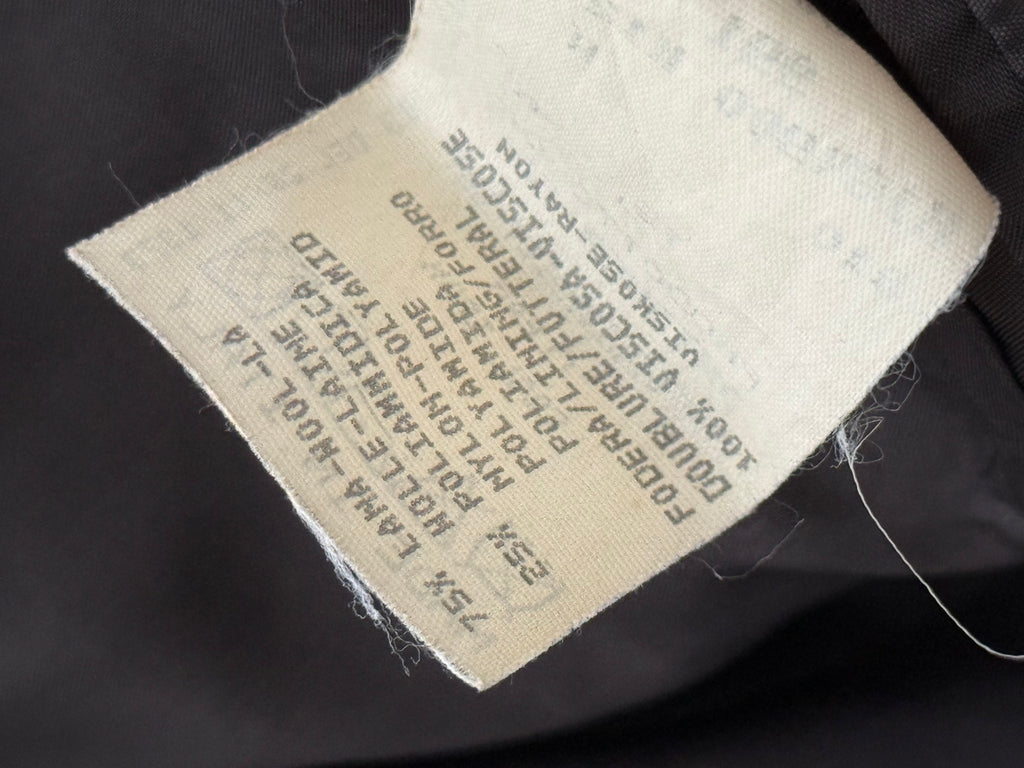 Emporio Armani 1990s 2B Brown Wool Hunting Jacket Blazer - Size S