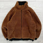 Oakley Boa Deep Pile Brown Fleece Jacket - Size S