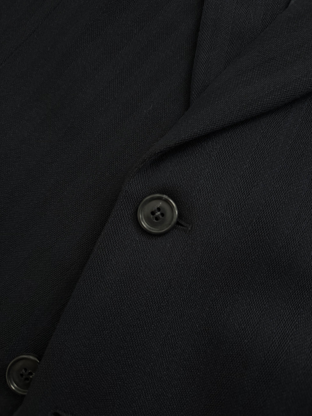 Versace 1980s 2B Double Pleat Herringbone Wool Navy Suit - Size XL Jacket / 36" Waist