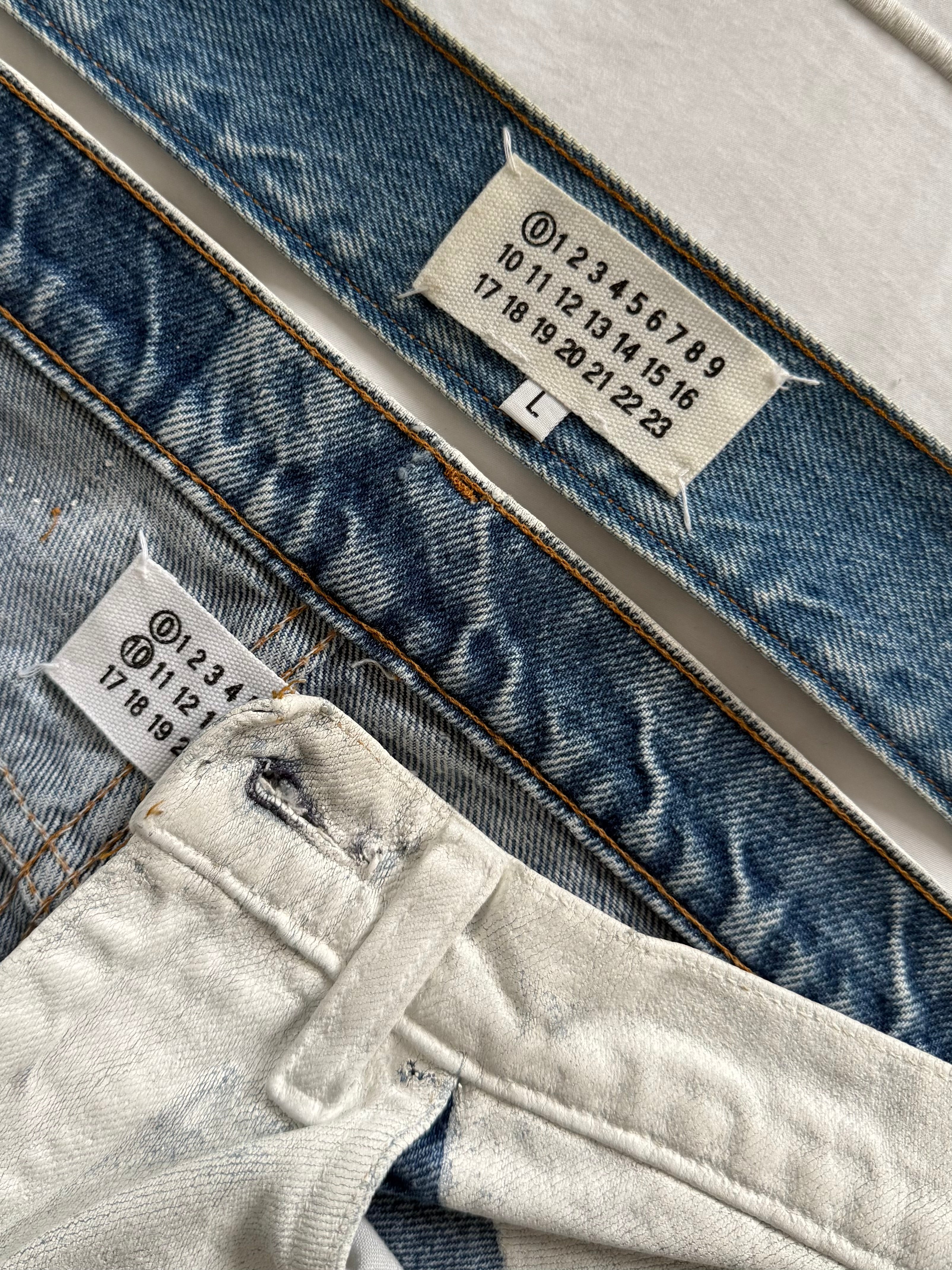 Martin Margiela SS2001 Artisanal Line 0 Denim Belt