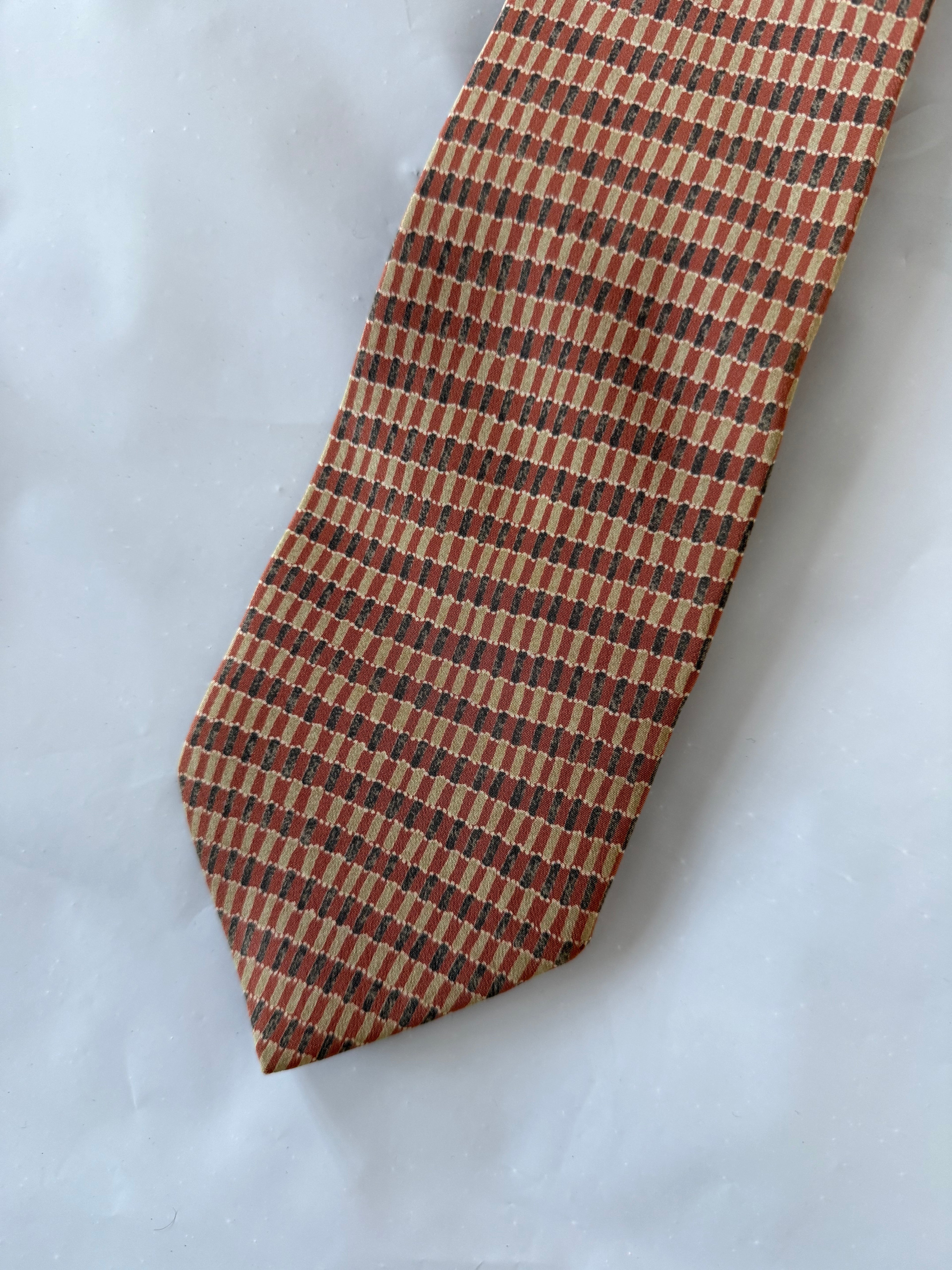 Issey Miyake 1990s Silk Tie
