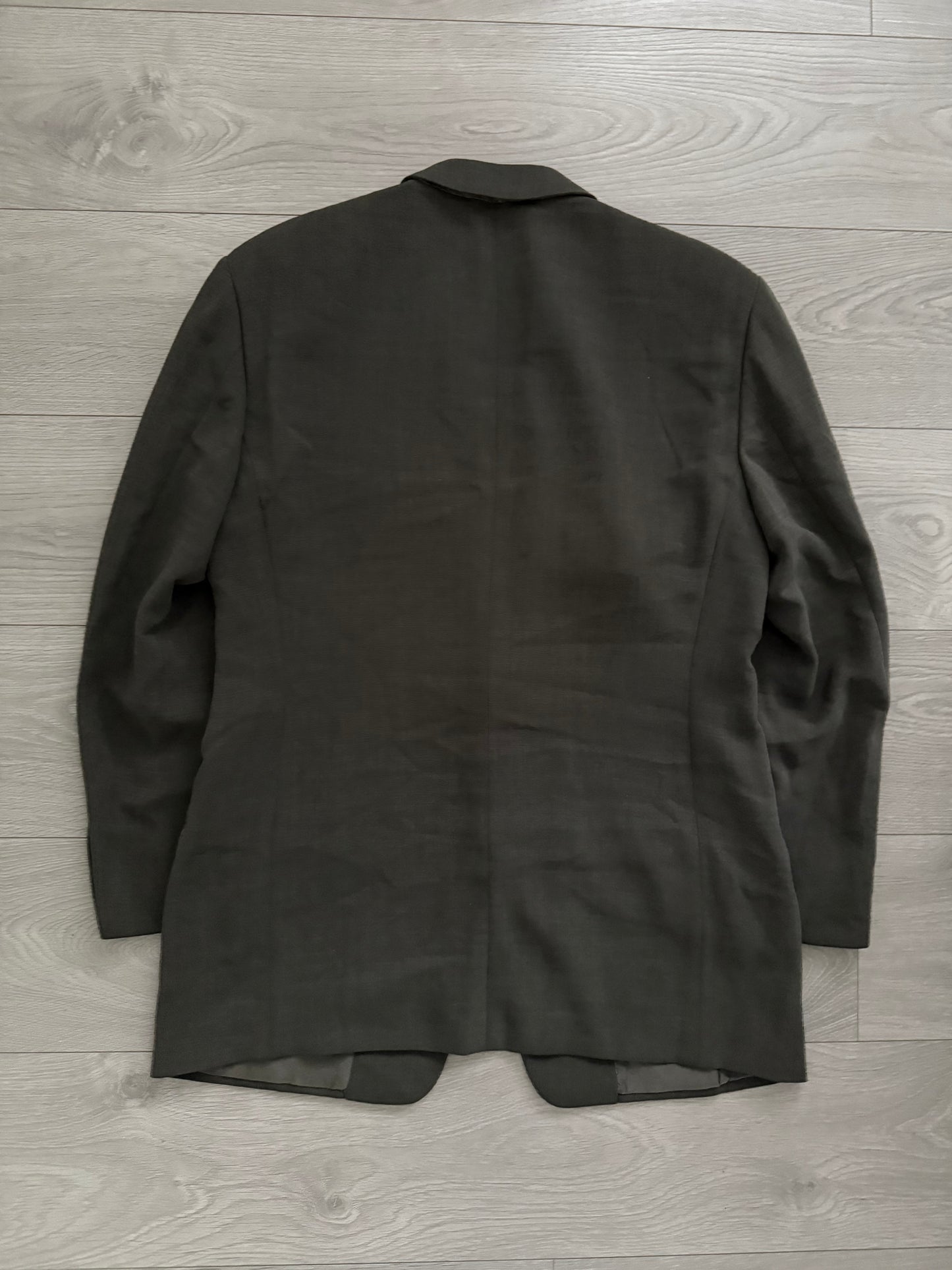 Giorgio Armani 1990s Brown Pleated Wool Suit - Size M Jacket / 32" Waist