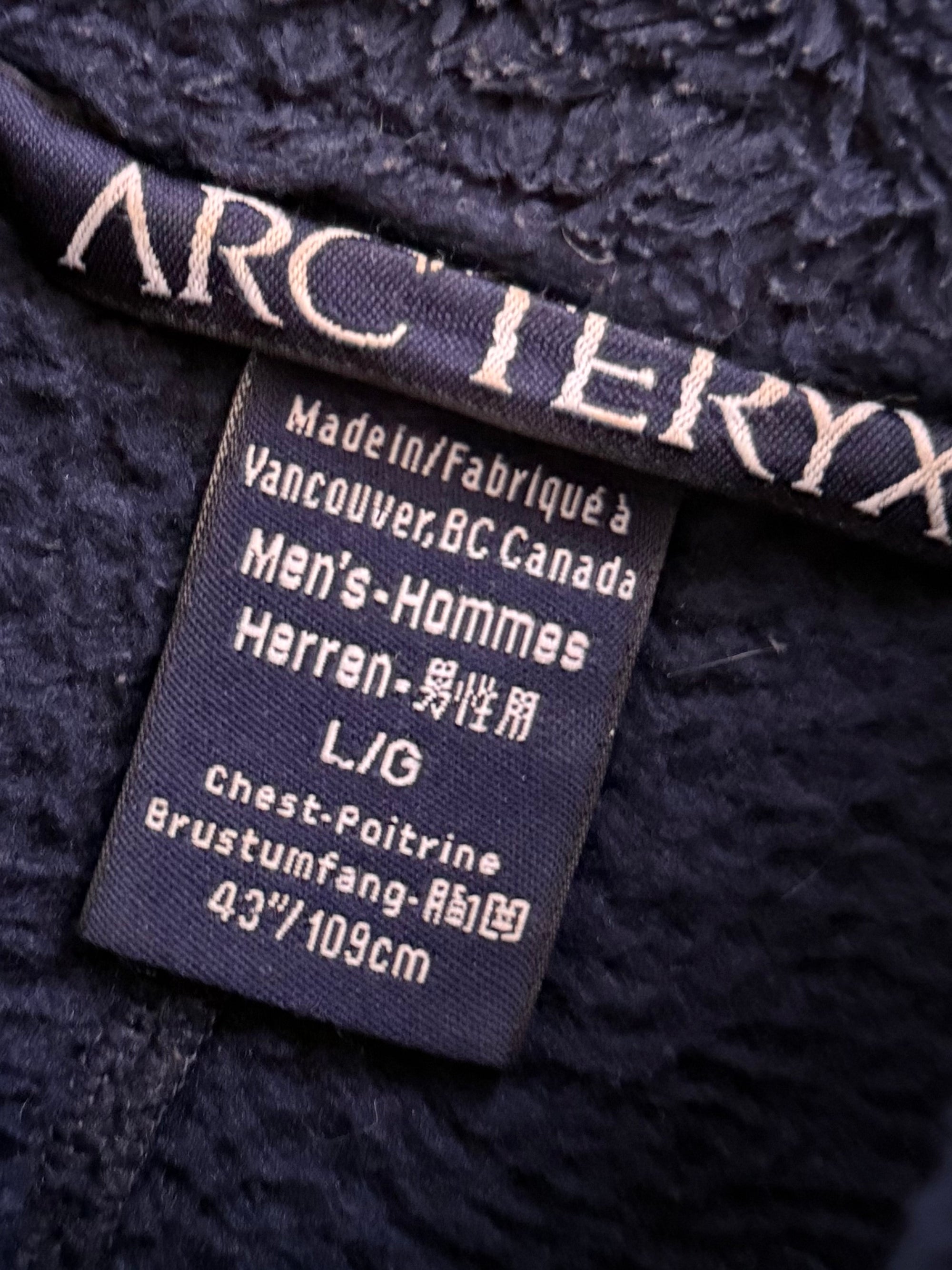 Arcteryx 2003 Delta SV Sherpa Fleece Jacket, Made in Canada - Size L