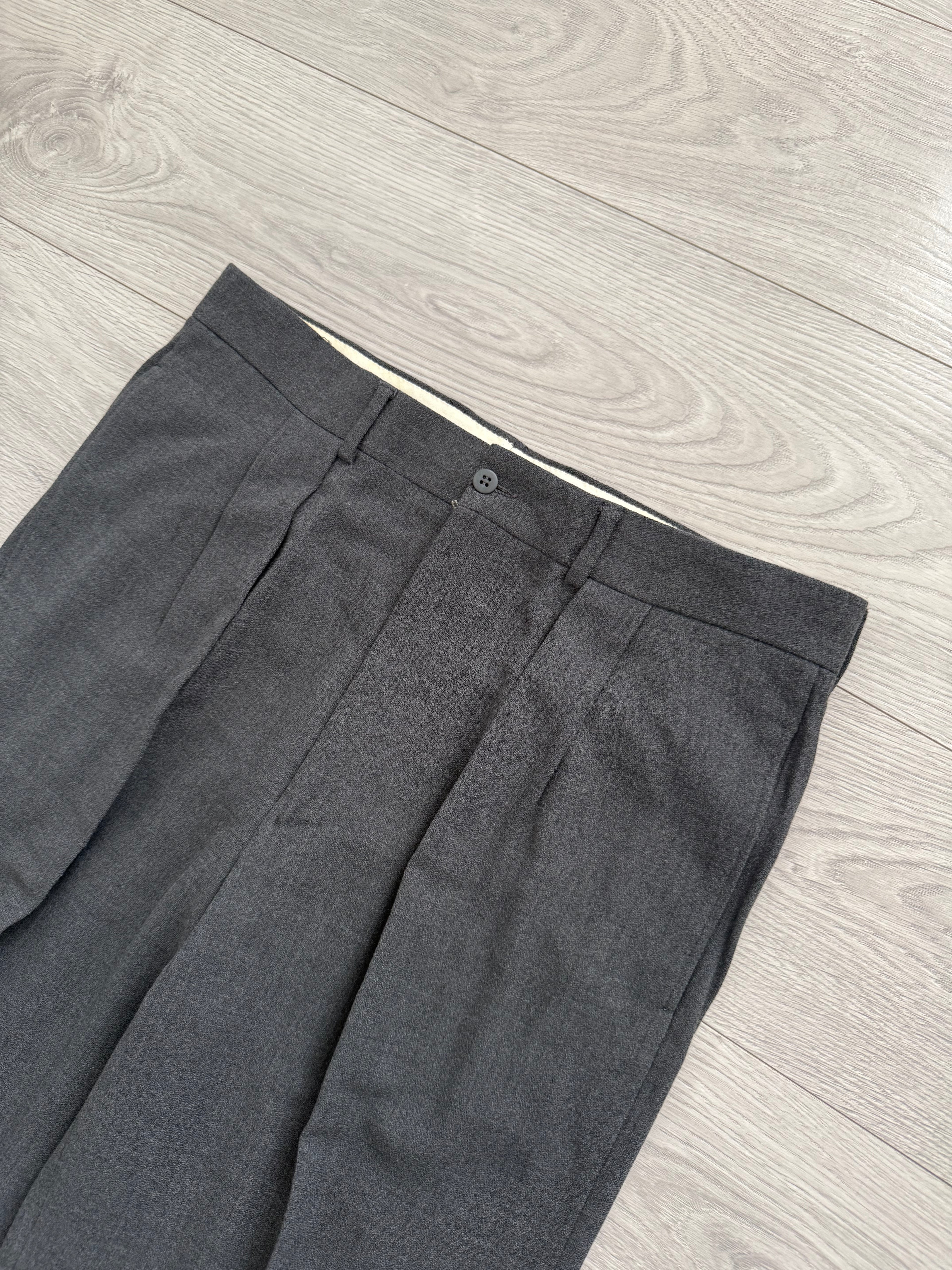 Giorgio Armani 1990s 3-B Pleated Wool Suit - Size L Jacket / 34" Waist