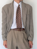 Emporio Armani 1994 Houndstooth 2B Wool Sports Jacket Blazer - Size XL
