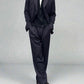 Armani 1990s Pleated 3B Striped Navy Wool Suit - Size M Jacket / 38" Waist