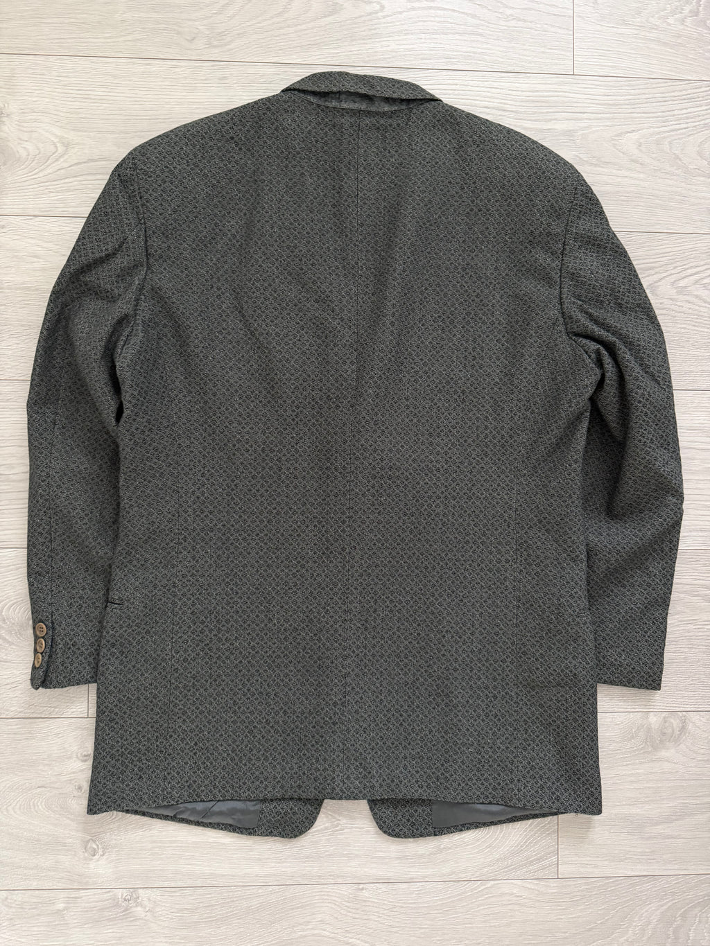 Giorgio Armani Mani 1980s 3B Textured Wool Sport Jacket Blazer - Size XXL