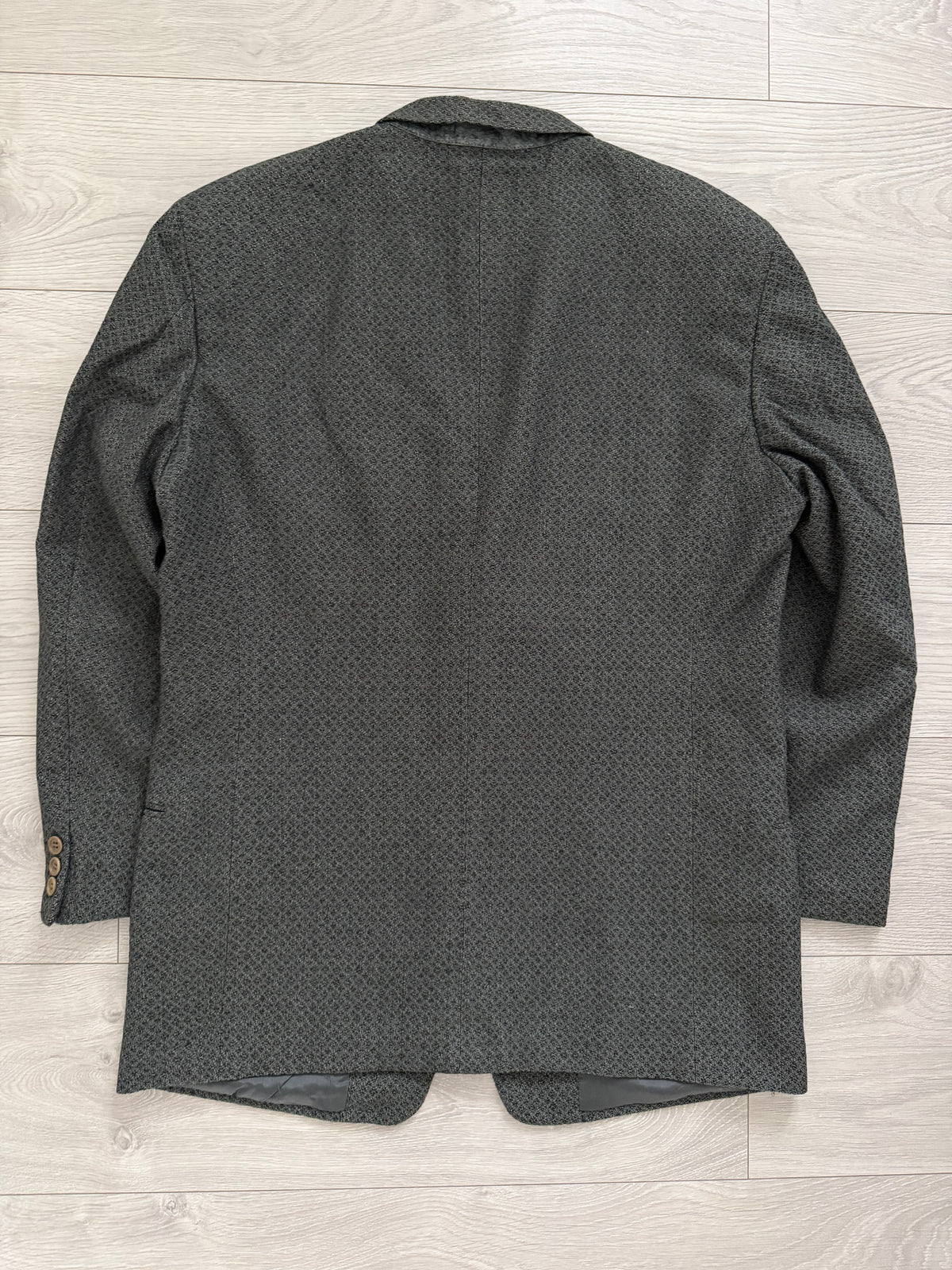 Giorgio Armani Mani 1980s 3B Textured Wool Sport Jacket Blazer - Size XXL