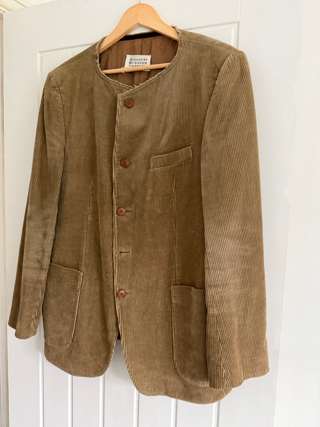 Maison Martin Margiela AW2002 Artisanal Line (0)(10) Reconstructed Corduroy Jacket - Size M