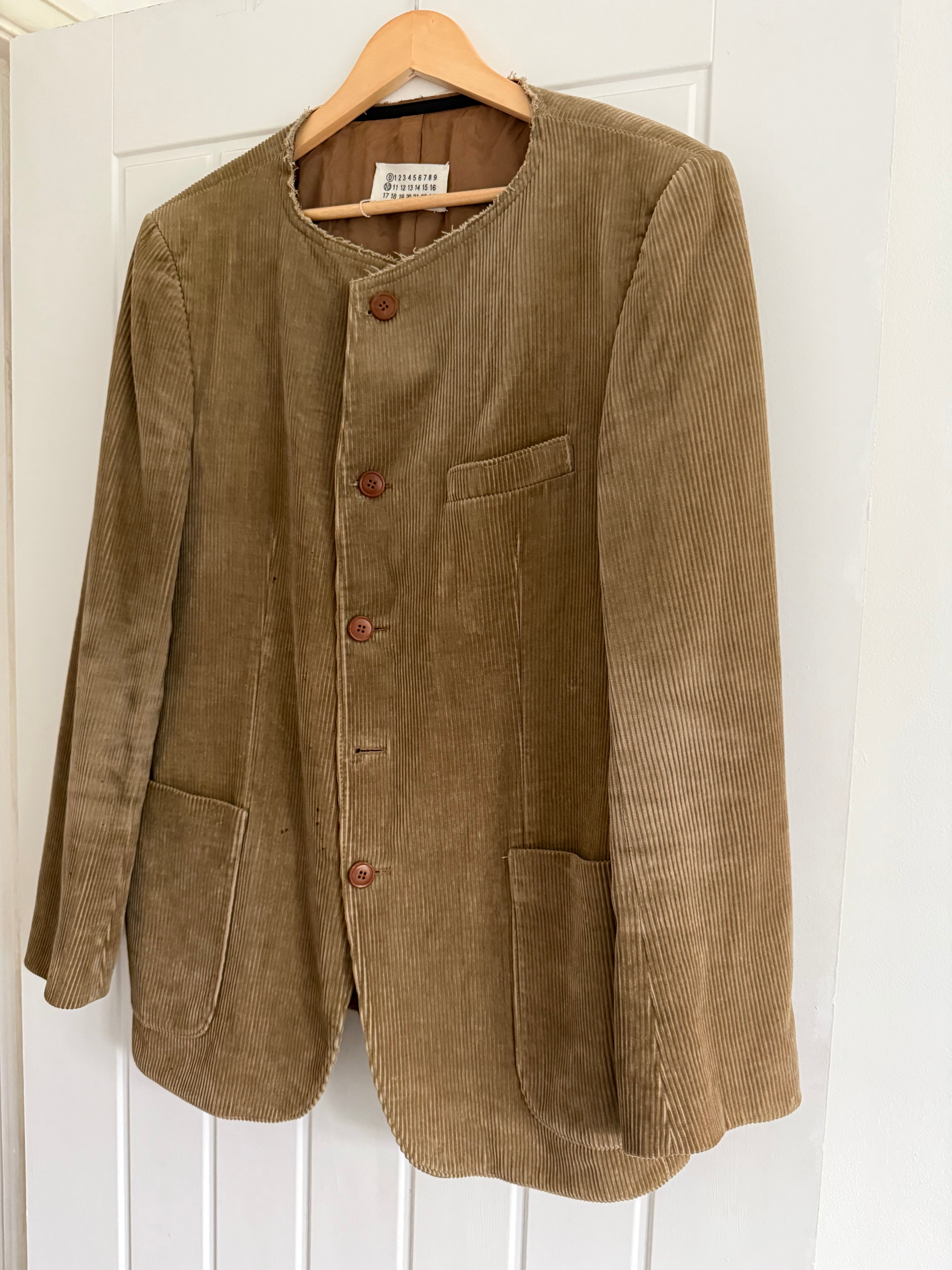 Maison Martin Margiela AW2002 Artisanal Line (0)(10) Reconstructed Corduroy Jacket - Size M