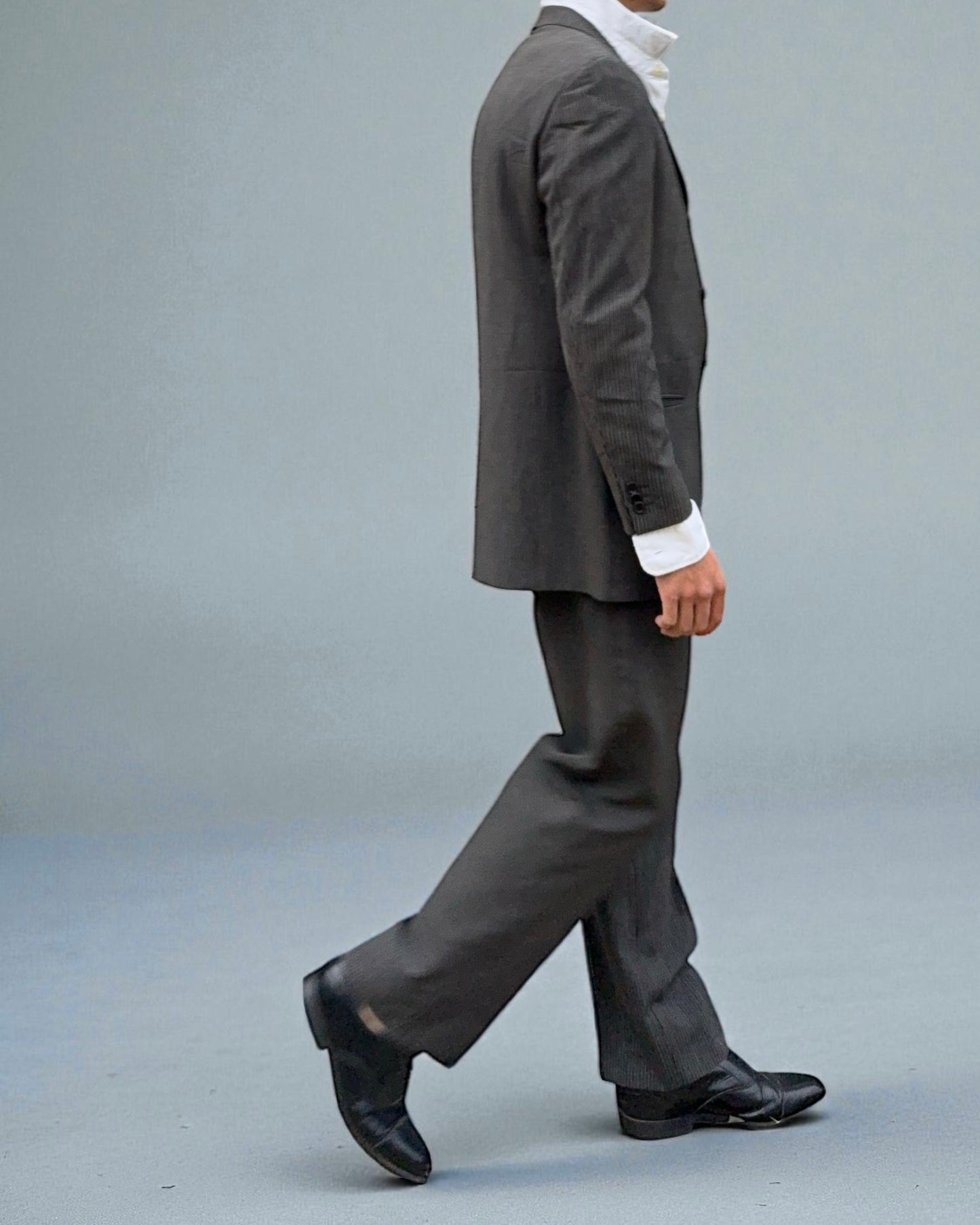 Armani 1990s Striped Wool Suit - Size S Jacket / 30" Waist