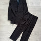 Emporio Armani 1990s Double-Breasted Wool Suit - Size M Jacket / 32" Waist
