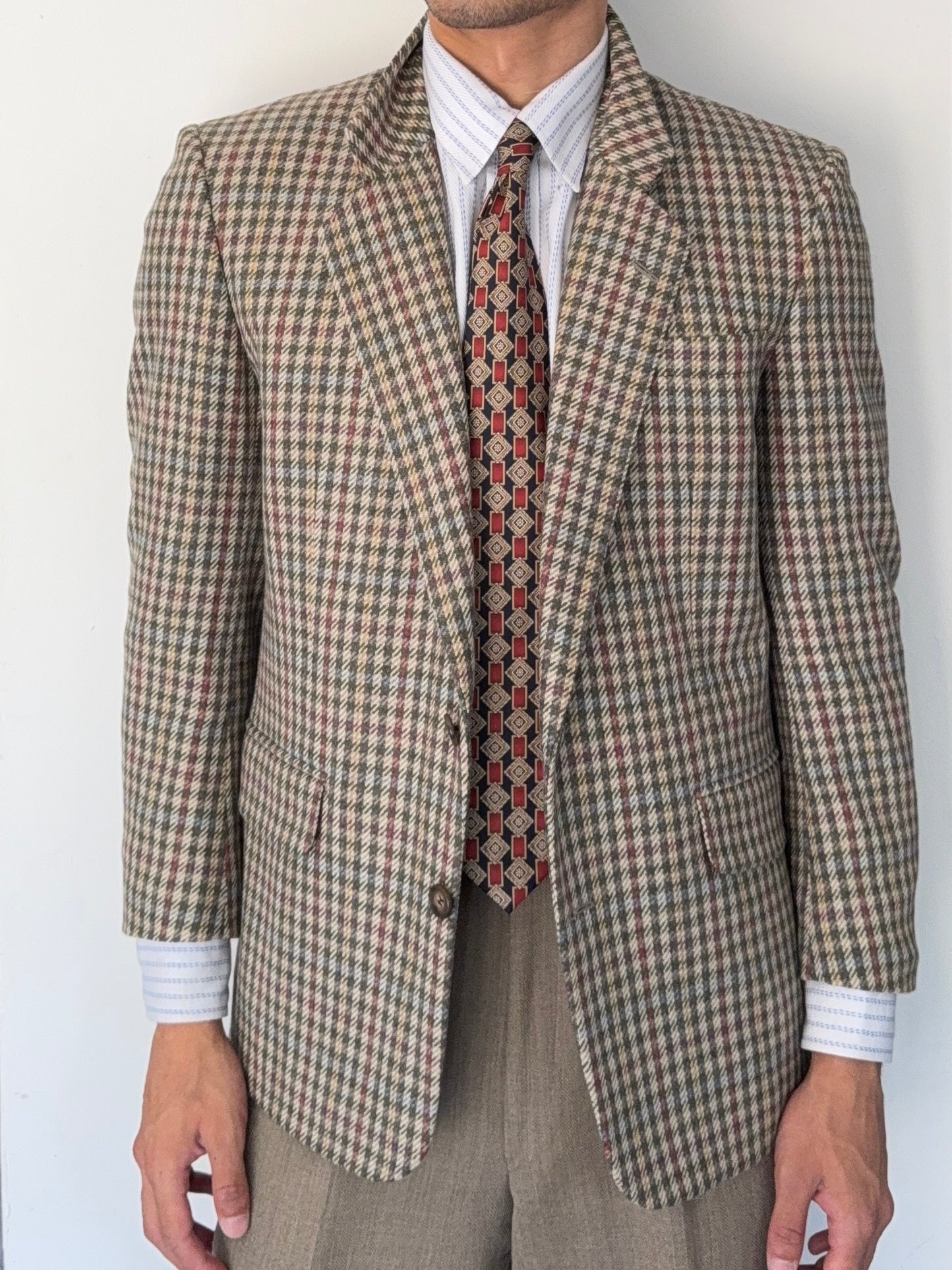 Christian Dior 1980s 2B Wool Sports Jacket Blazer - Size XS