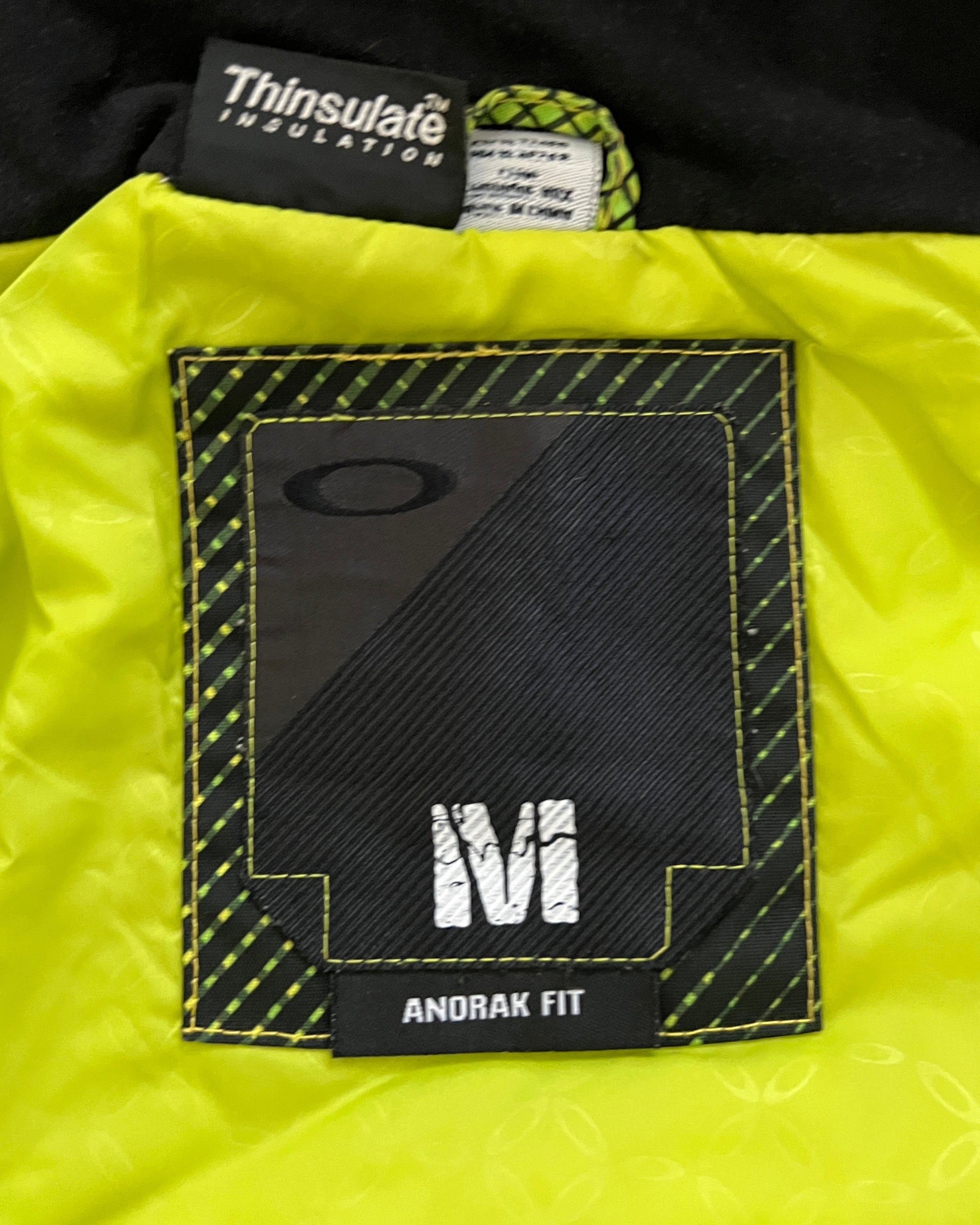 Oakley FW2010 Magnetic Hood 3D Holographic Print Technical Waterproof Jacket - Size M