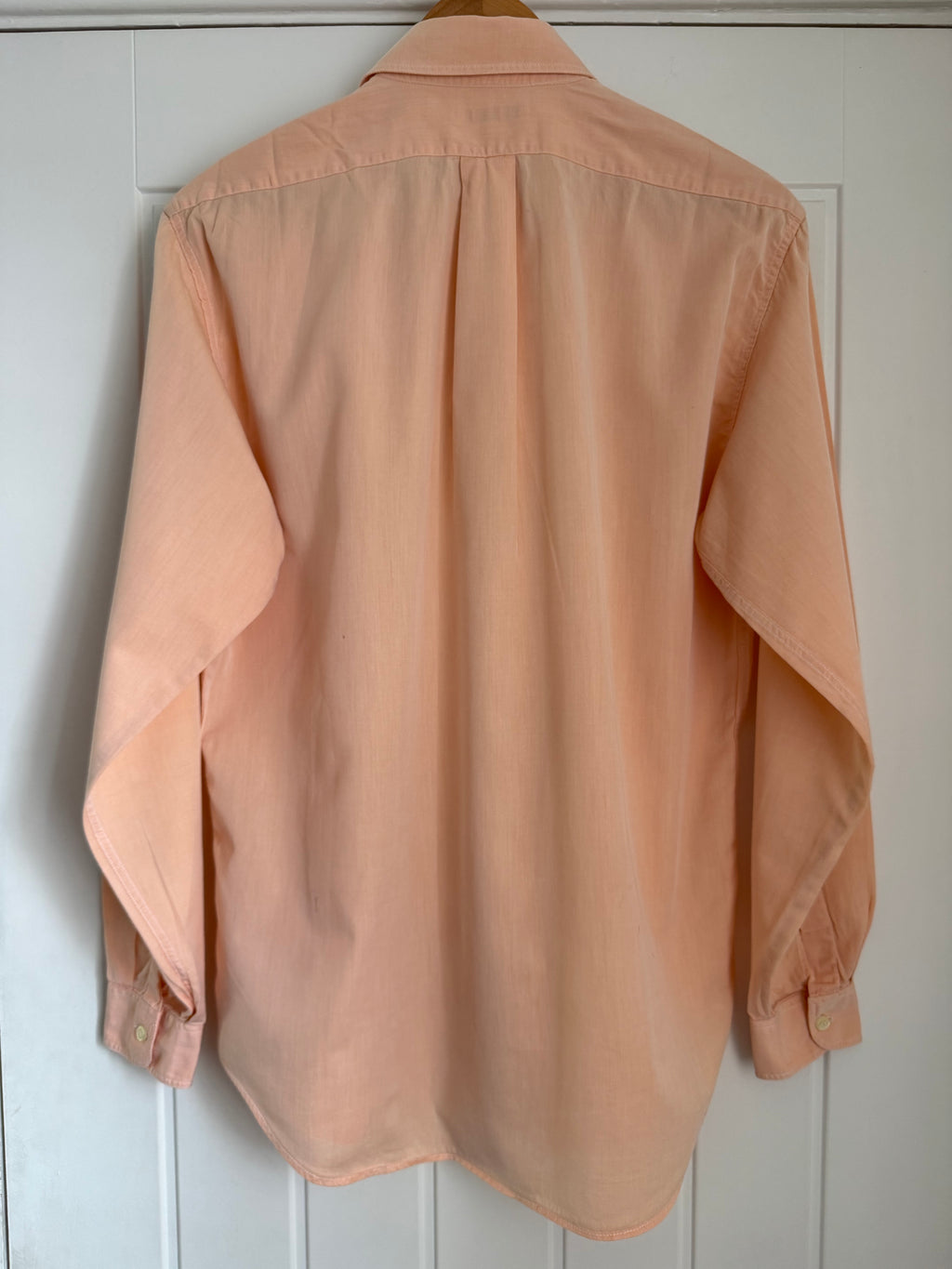 Emporio Armani 1990s Salmon Peach Shirt - Size M