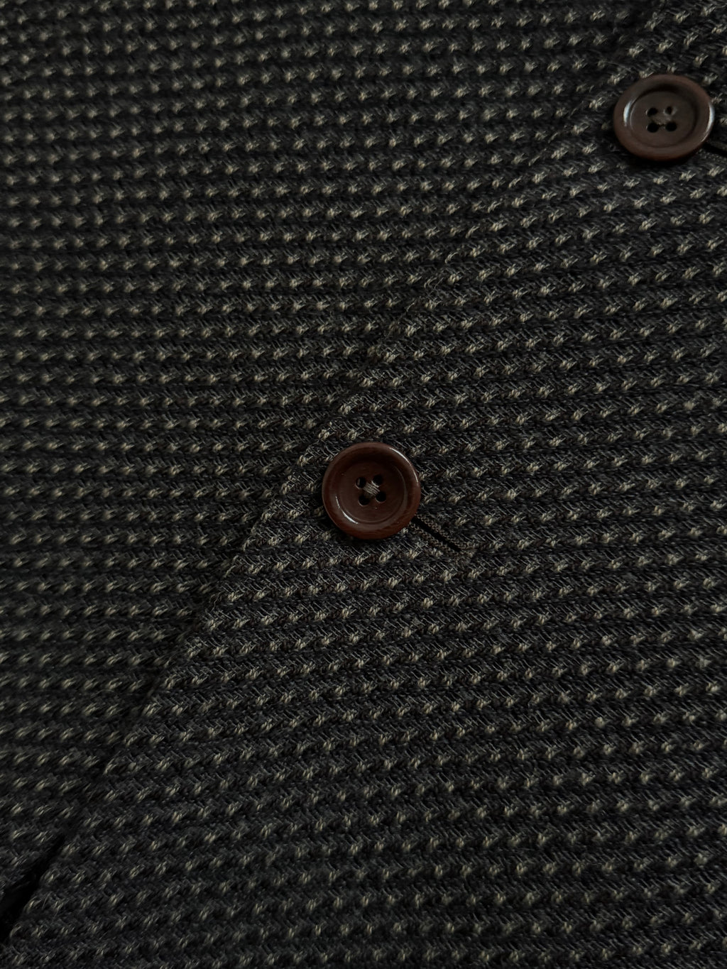 Armani 1990s Wool Textured Sports Jacket - Size XL