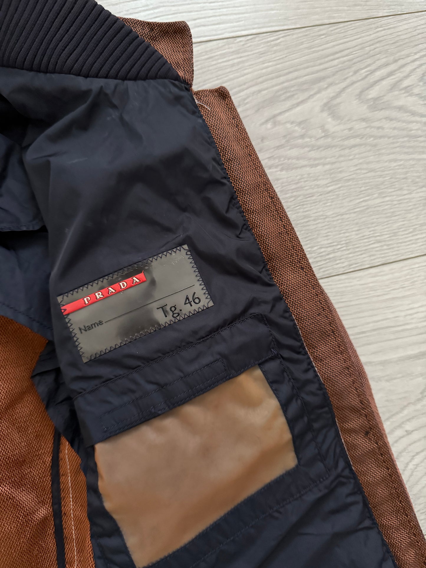 Prada Sport 00s Cafe Racer Moto Jacket - Size S