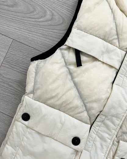 Stone Island AW2009 Opaque Nylon Tela Puffer Vest - Size S