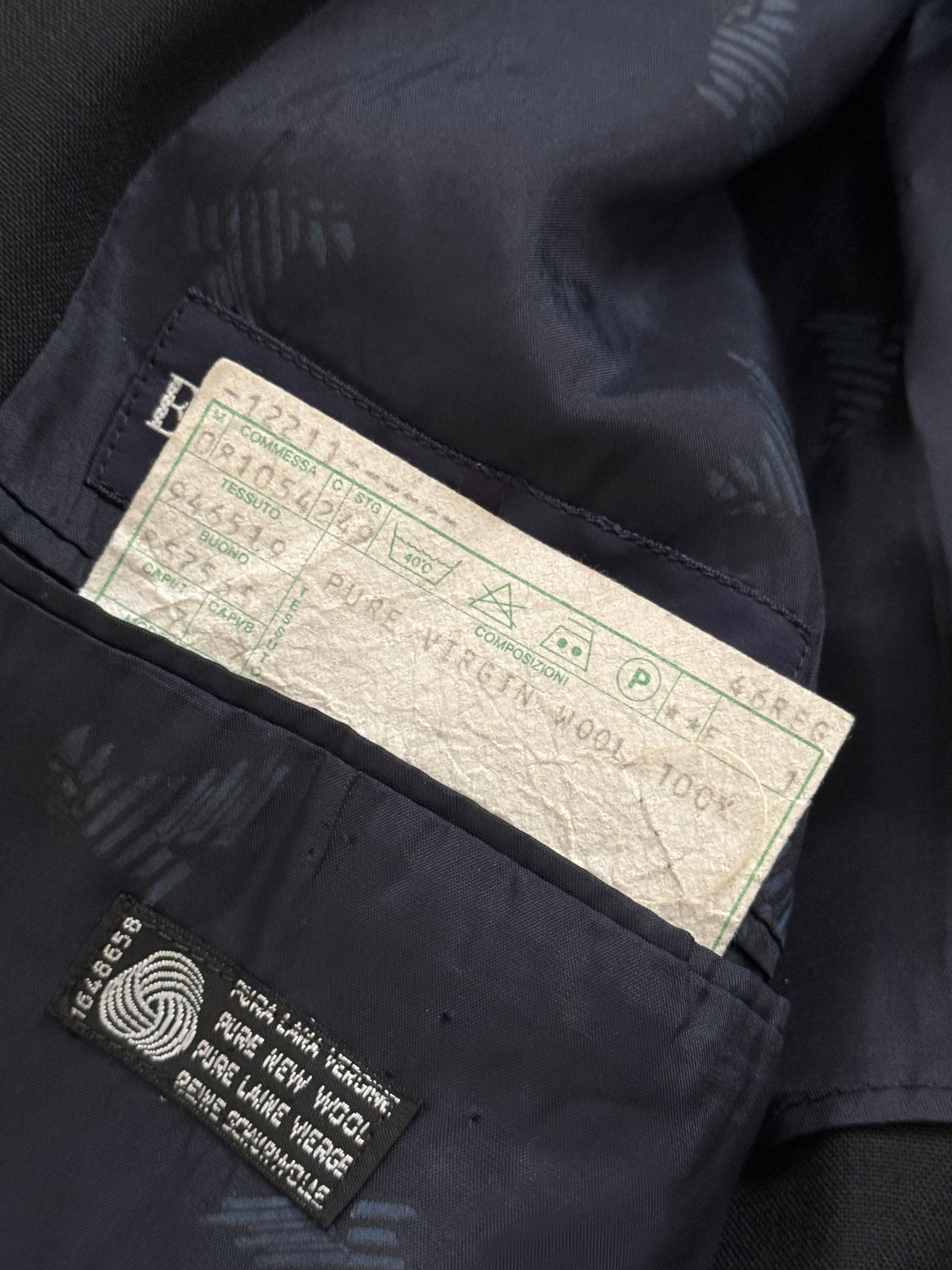 Emporio Armani 1980s 2B Unlined Wool Sports Jacket Blazer - Size S