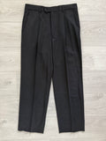 Armani 2000s Pleated Wool Grey Pants - Size 30" Waist