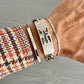 Jean Paul Gaultier 00s Stainless Steel Cross Watch Bracelet