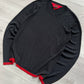 Jean Paul Gaultier 00s Inverted Red Trim Knit Sweater - Size S