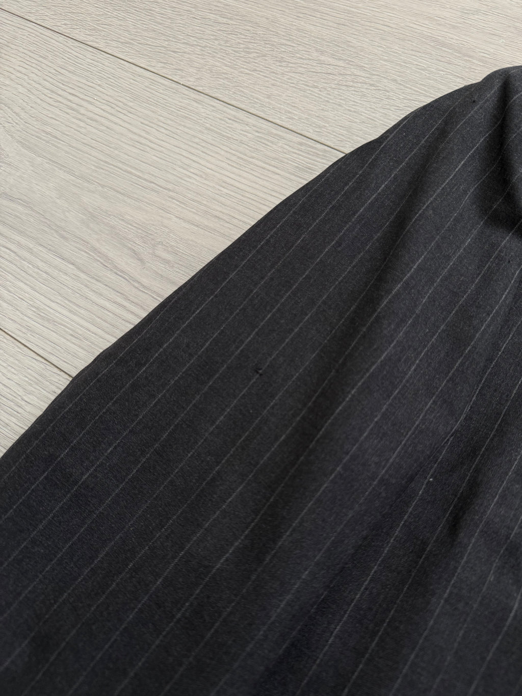 Giorgio Armani 1990s Double-Breasted Pleated Striped Suit - Size M Jacket / 30" Waist