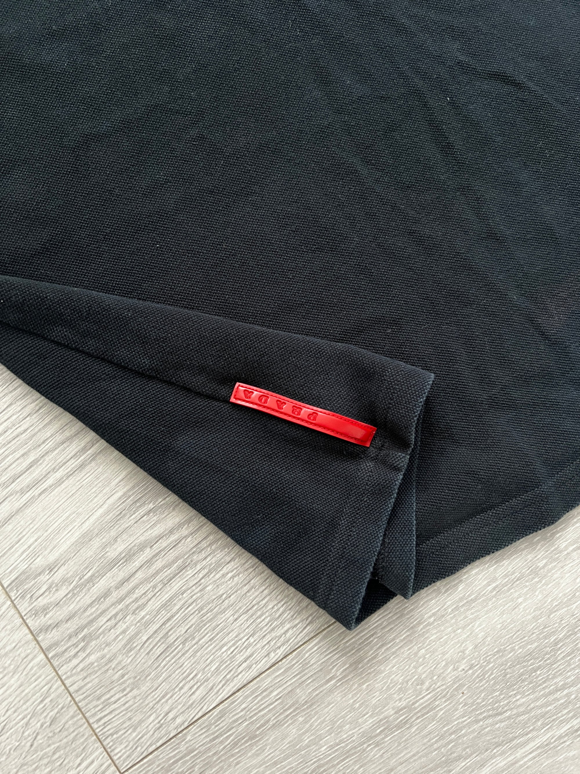 Prada Sport 2008 Red Tab Polo Shirt - Size M