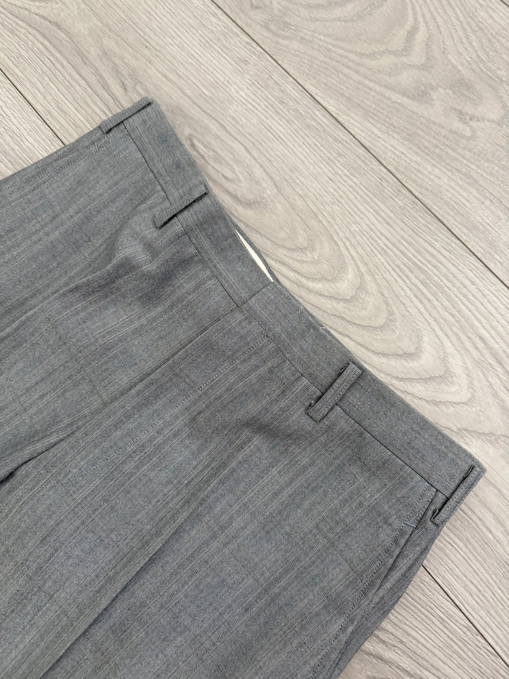 Burberry 1990s 2B Wool Check Grey Suit - Size S Jacket / 32" Waist